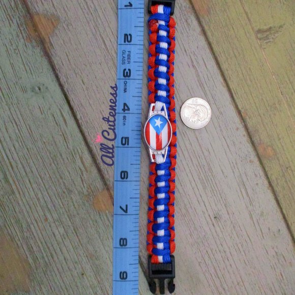 Puerto Rico Flag Bracelet - Picture 11 of 13
